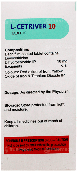 L Cetriver 10 Tablet 10